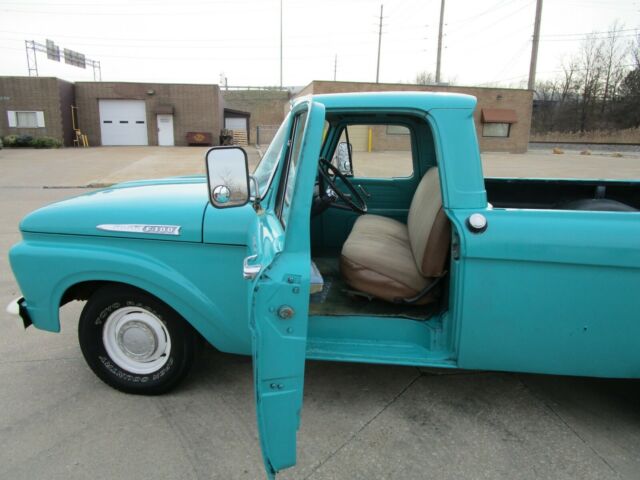1961 Teal Ford F-100 Standard Cab Pickup
