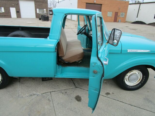 1961 Teal Ford F-100 Standard Cab Pickup
