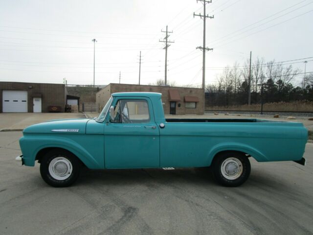 1961 Teal Ford F-100 Standard Cab Pickup
