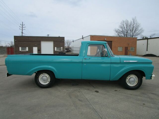 1961 Teal Ford F-100 Standard Cab Pickup