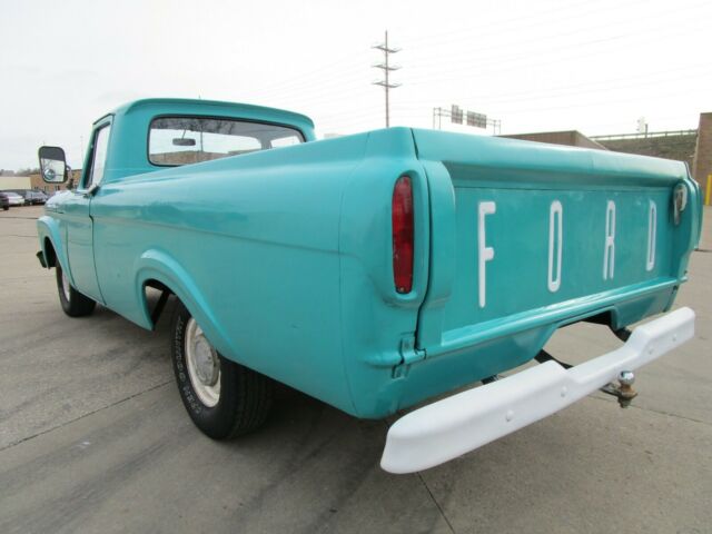 1961 Teal Ford F-100 Standard Cab Pickup
