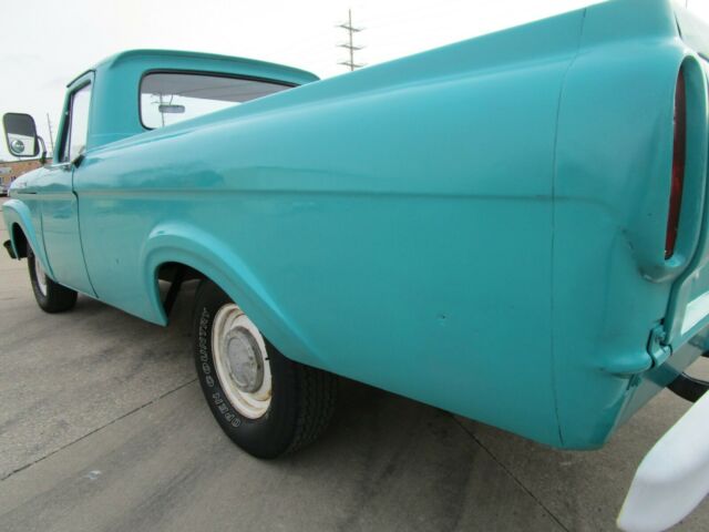 1961 Teal Ford F-100 Standard Cab Pickup
