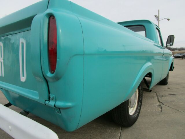 1961 Teal Ford F-100 Standard Cab Pickup