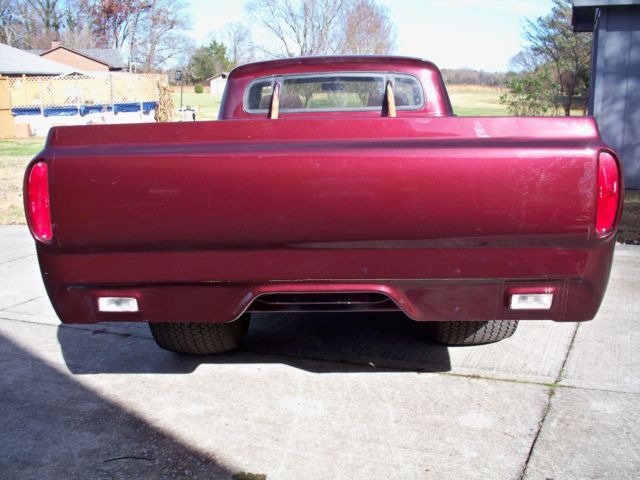 1961 Burgundy Ford F-100 Cab & Chassis