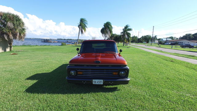 1961 Orange Ford F-100 Cab & Chassis