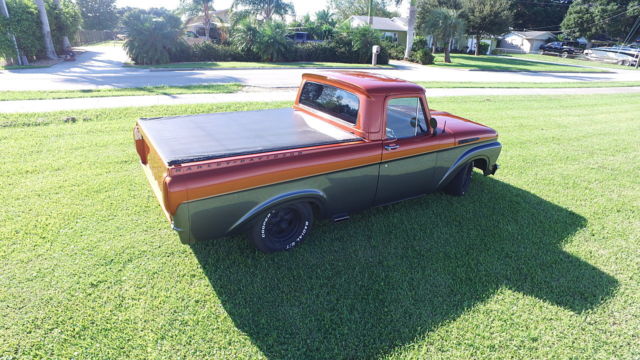 1961 Orange Ford F-100 Cab & Chassis