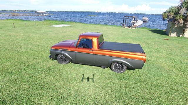 1961 Orange Ford F-100 Cab & Chassis