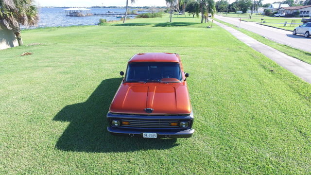 1961 Orange Ford F-100 Cab & Chassis