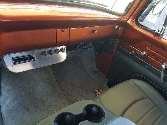 1961 Orange Ford F-100 Cab & Chassis