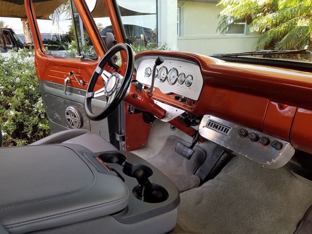 1961 Orange Ford F-100 Cab & Chassis