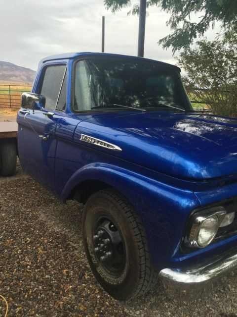1961 Viper Pearl Blue Ford F-350 U/K