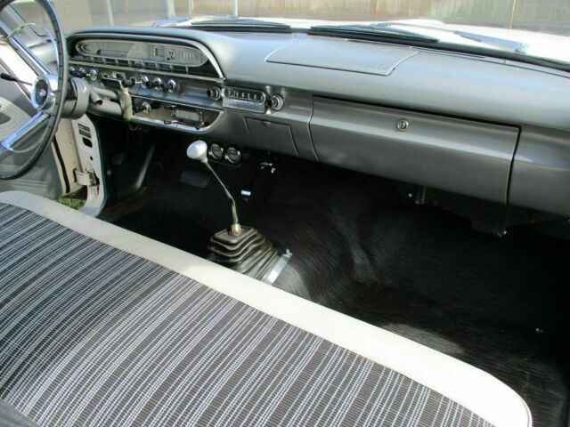 1961 White Ford Fairlane Sedan