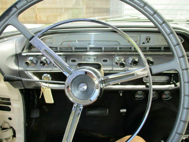 1961 White Ford Fairlane Sedan