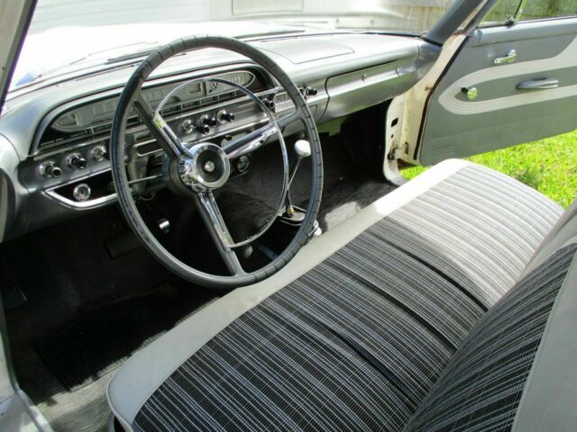 1961 White Ford Fairlane Sedan