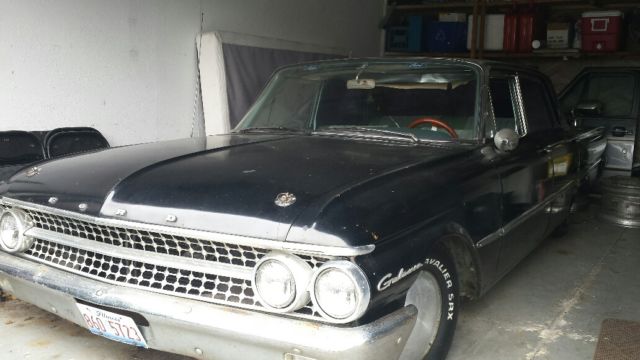 1961 Black Ford Galaxie Sedan