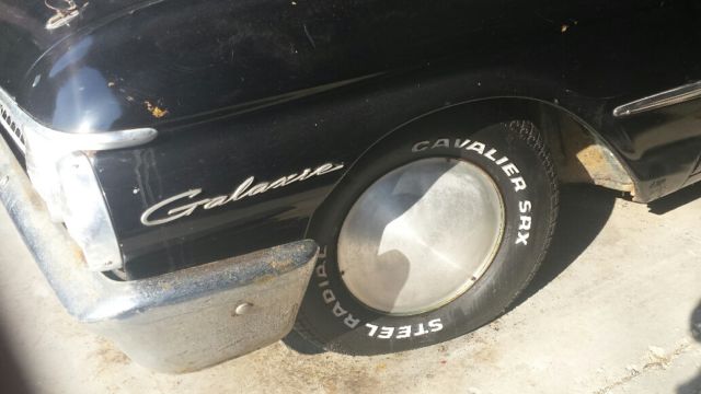 1961 Black Ford Galaxie Sedan