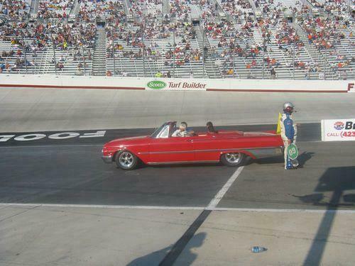 1961 Red Ford Galaxie Convertible
