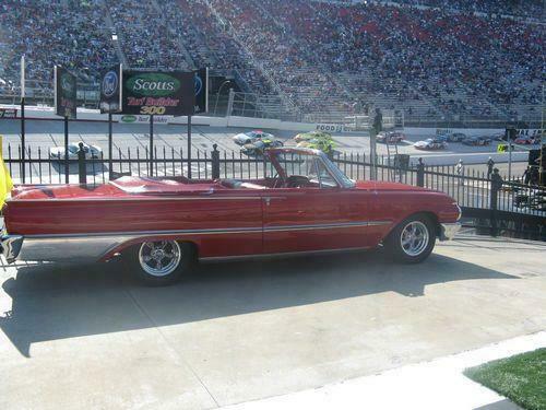 1961 Red Ford Galaxie Convertible