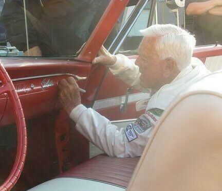 1961 Red Ford Galaxie Convertible