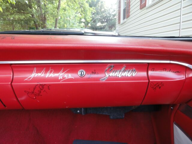 1961 Red Ford Galaxie Convertible