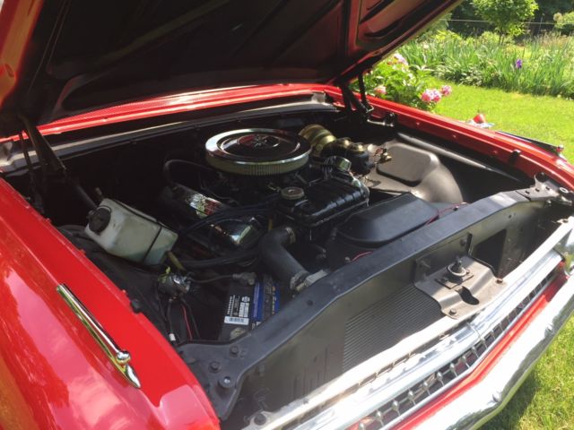 1961 Red Ford Galaxie Convertible