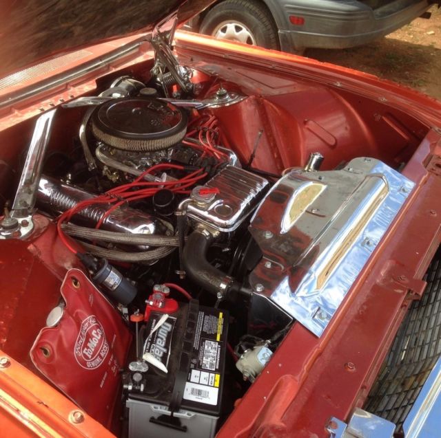 1961 Red Ford Thunderbird