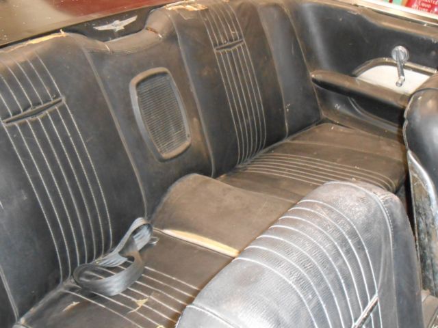 1961 BLACK Ford Thunderbird Convertible