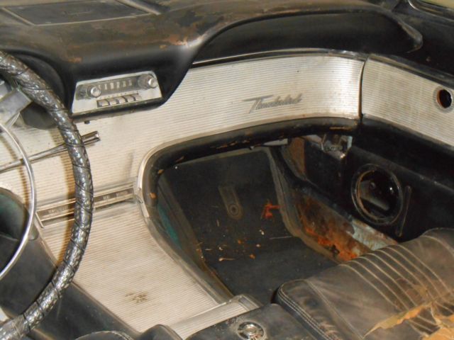 1961 BLACK Ford Thunderbird Convertible