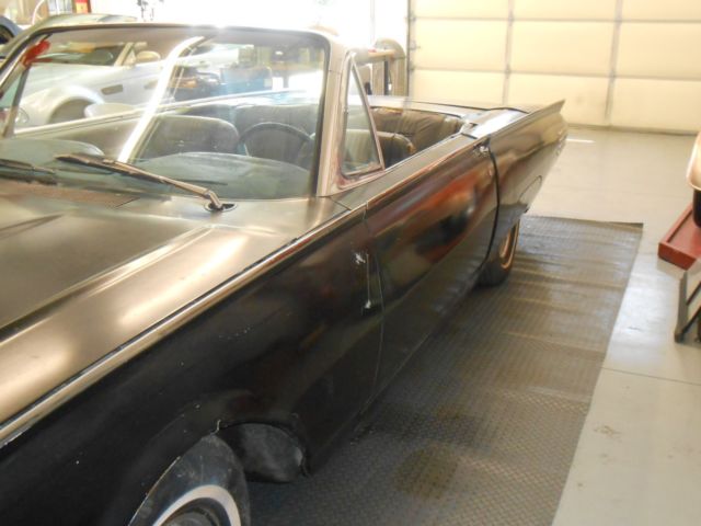 1961 BLACK Ford Thunderbird Convertible