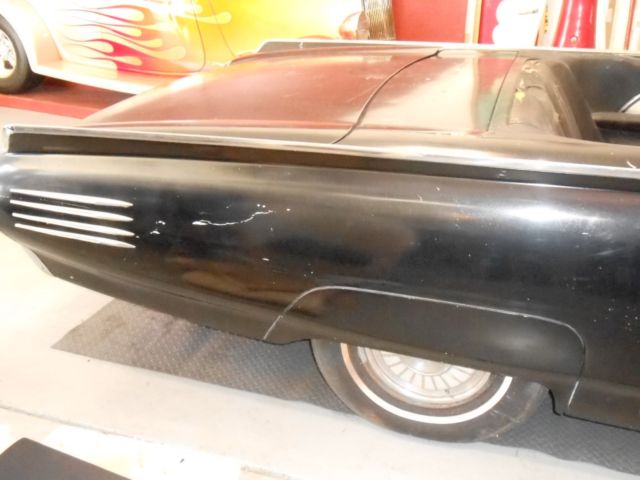1961 BLACK Ford Thunderbird Convertible