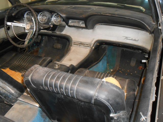 1961 BLACK Ford Thunderbird Convertible