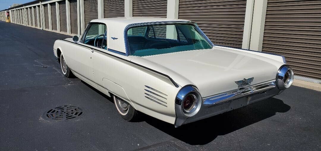1961 White Ford Thunderbird Coupe