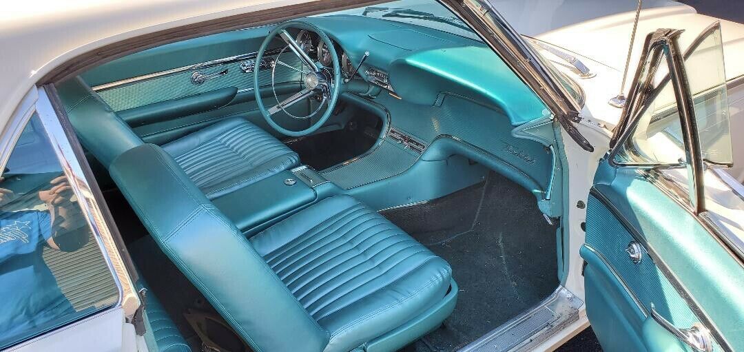 1961 White Ford Thunderbird Coupe