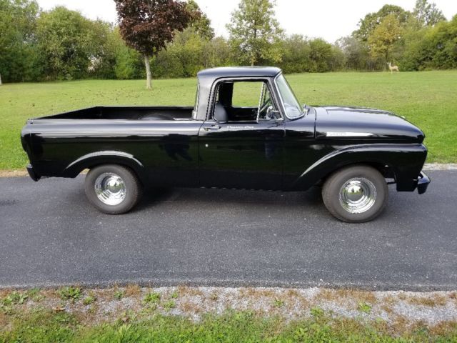 1961 Black Ford F-100 Pickup