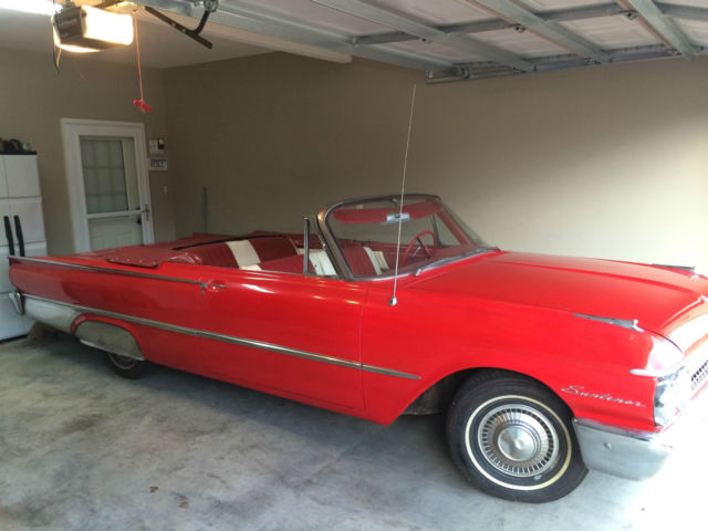 1961 Red Ford Galaxie Convertible