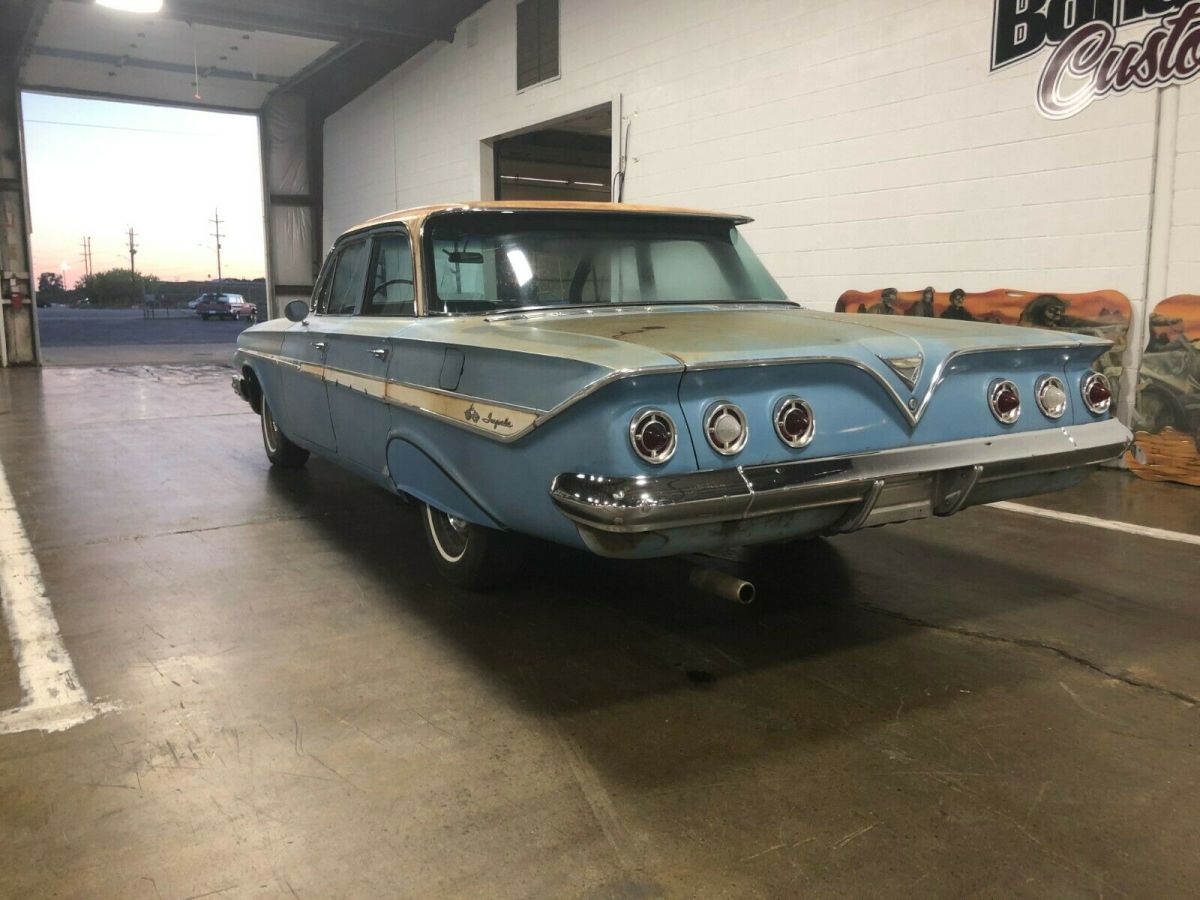 1961 Blue Chevrolet Impala Sedan