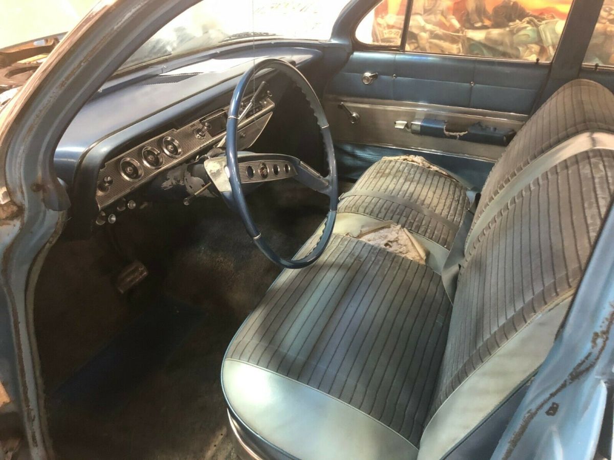 1961 Blue Chevrolet Impala Sedan