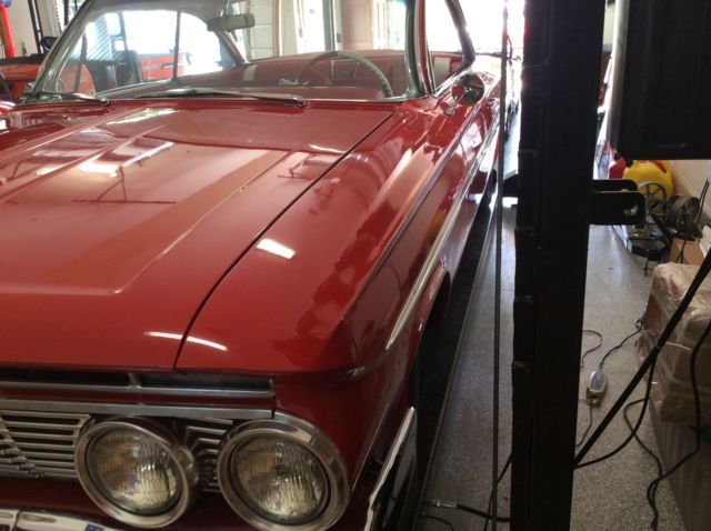 1961 Red Chevrolet Impala