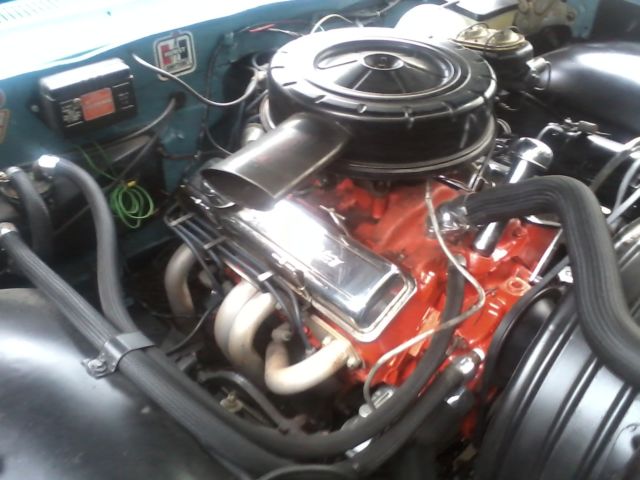 1961 Blue Chevrolet Impala 2 door convertible