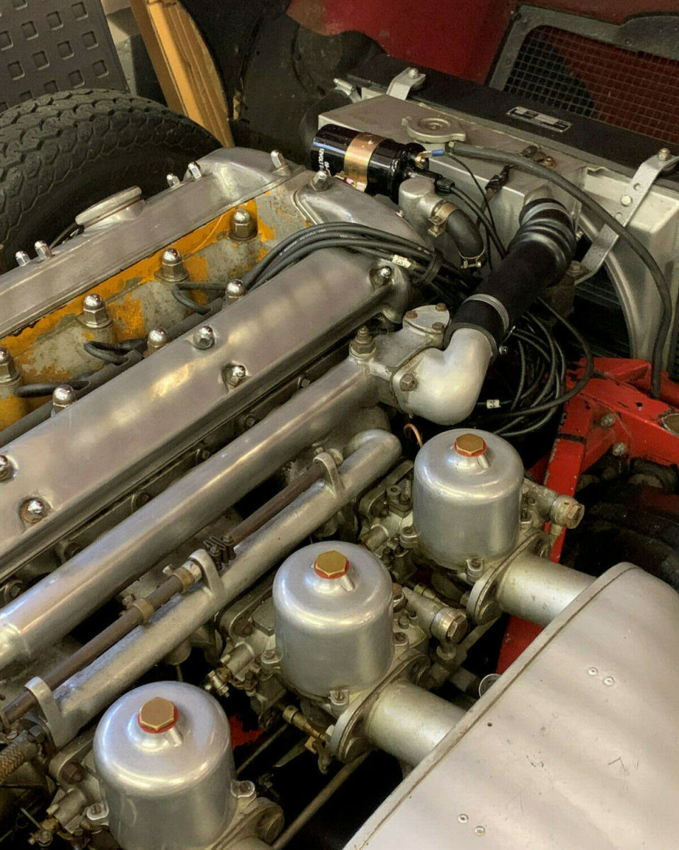 1961 Red Jaguar E-Type Convertible