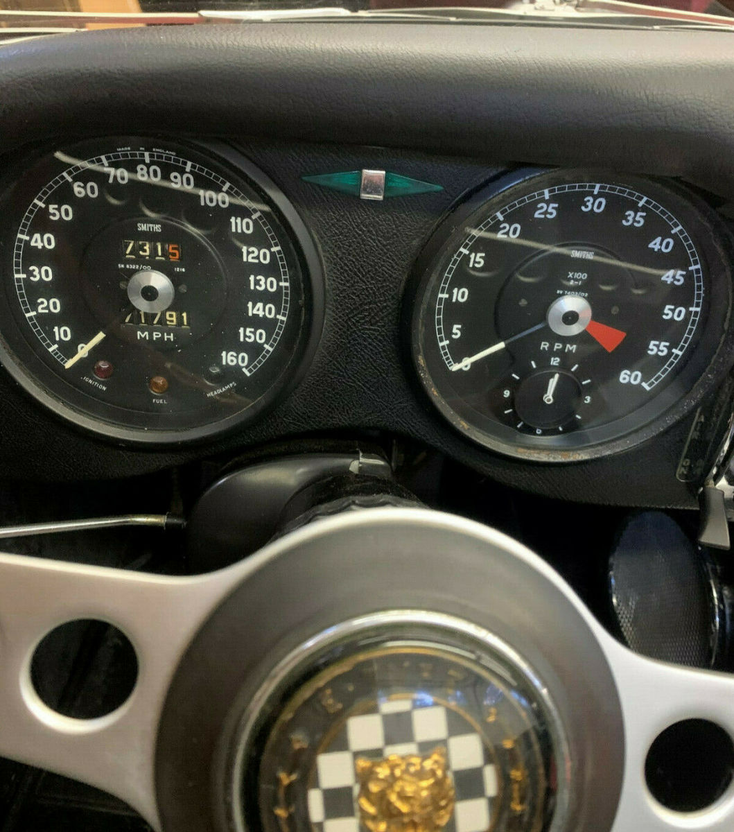 1961 Red Jaguar E-Type Convertible