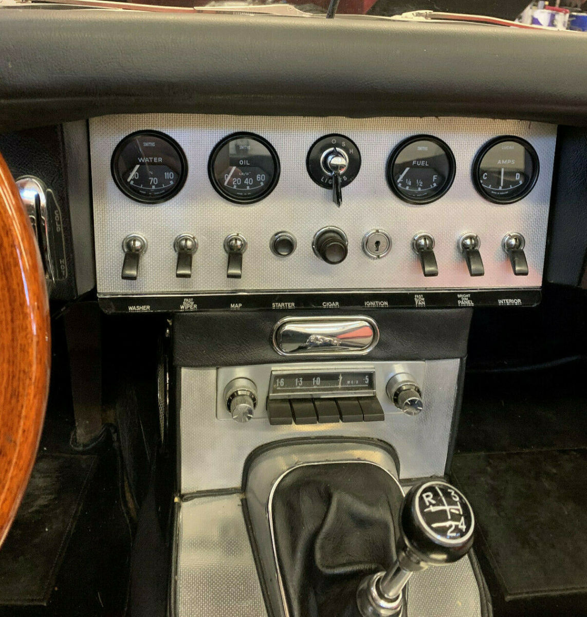 1961 Red Jaguar E-Type Convertible