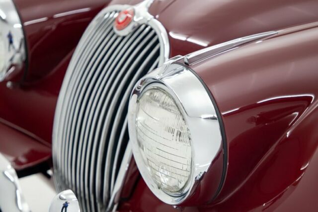 1961 Imperial Maroon Jaguar XK 150 Convertible