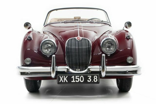 1961 Imperial Maroon Jaguar XK 150 Convertible