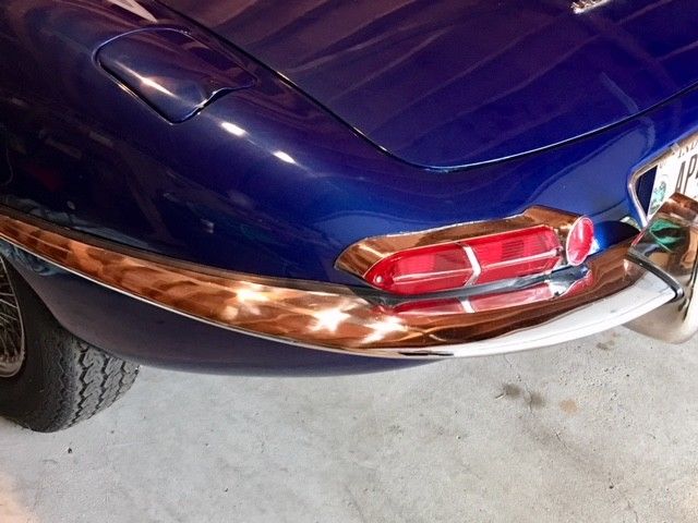 1961 Blue Jaguar E-Type Convertible