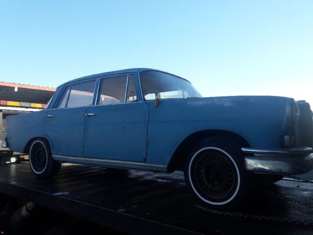 1961 Blue Mercedes-Benz 190-Series Sedan