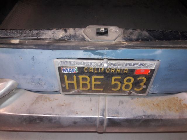 1961 Blue Mercedes-Benz 190-Series Sedan