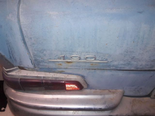 1961 Blue Mercedes-Benz 190-Series Sedan