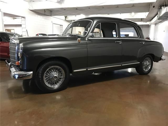 1961 Gray Mercedes-Benz 190 ponton 4 door sedan