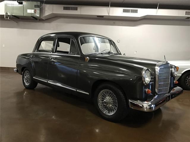 1961 Gray Mercedes-Benz 190 ponton 4 door sedan